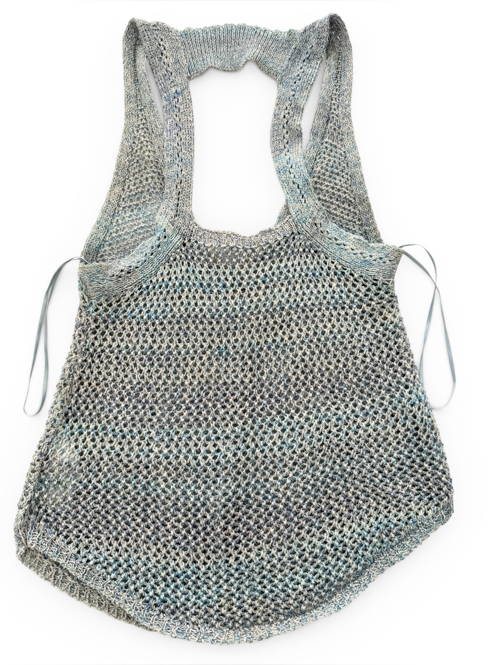 NWT FREE PEOPLE We The Free Under The Starlight Sleeveless Crochet Sweater Top - Picture 7 of 7
